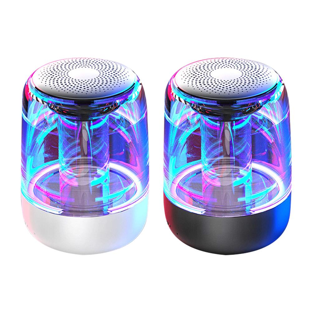 Bluetooth-Lautsprecher mit Radio & LED – Portable Speaker mit Bass