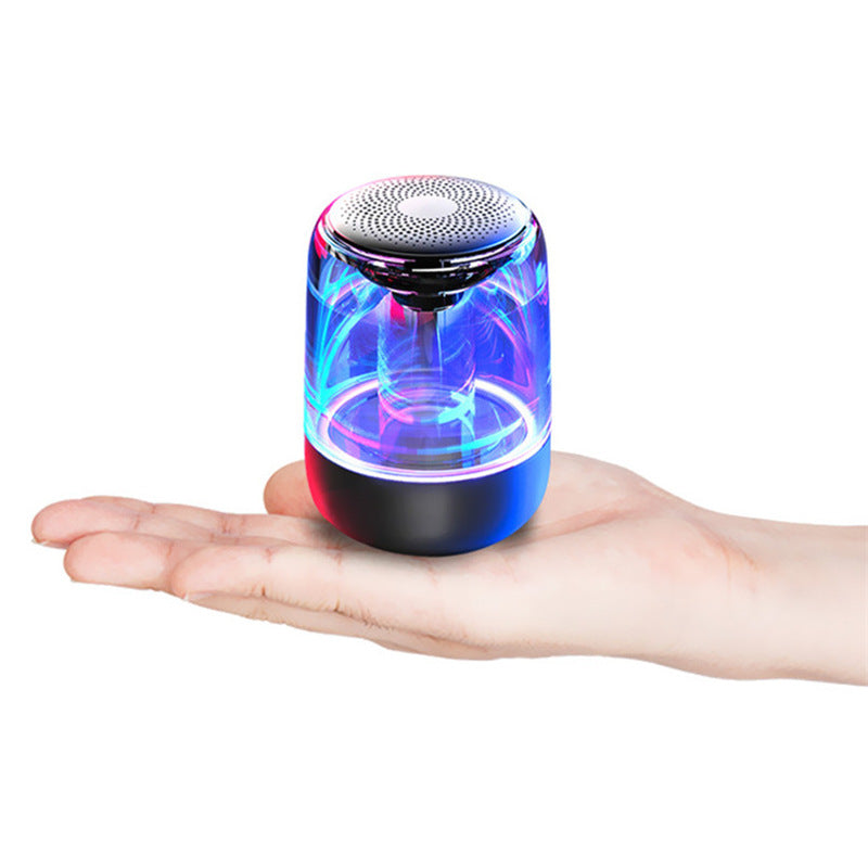 Bluetooth-Lautsprecher mit Radio & LED – Portable Speaker mit Bass