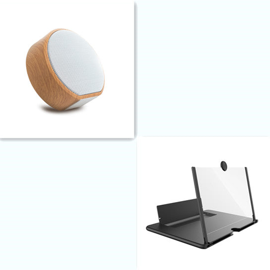 Mini Holz Bluetooth Lautsprecher Tragbar | Kabellos mit AUX & TF