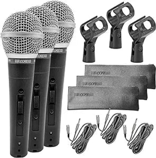 5Core XLR Mikrofon Dynamisch ND-58 - Karaoke & Studio Gesangsmikrofon