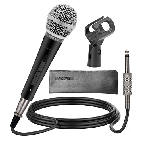 5Core XLR Mikrofon Dynamisch ND-58 - Karaoke & Studio Gesangsmikrofon