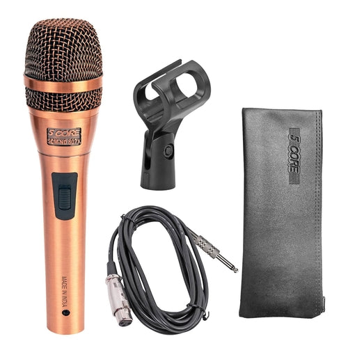 5Core XLR Mikrofon Dynamisch - Studio & Karaoke Gesangsmikrofon