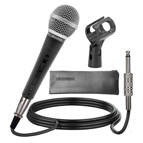 5Core XLR Mikrofon Dynamisch ND-58 - Karaoke & Studio Gesangsmikrofon