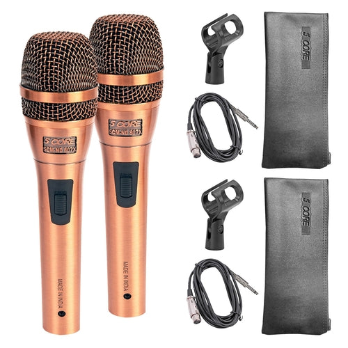 5Core XLR Mikrofon Dynamisch - Studio & Karaoke Gesangsmikrofon