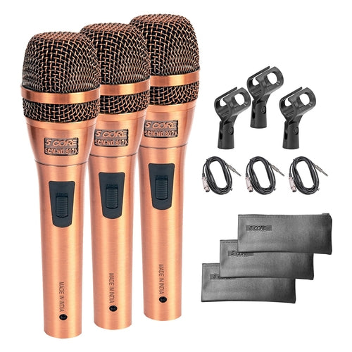 5Core XLR Mikrofon Dynamisch - Studio & Karaoke Gesangsmikrofon