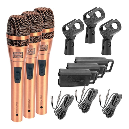 5Core XLR Mikrofon Dynamisch - Studio & Karaoke Gesangsmikrofon